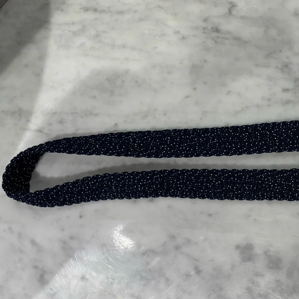 Vineyard Vines Boys Navy and Brown Belt Size 26